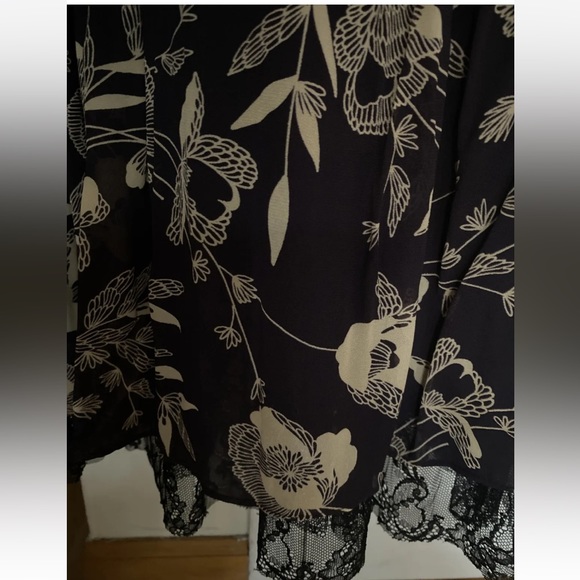 Zara Studio Collection AW21 Limited Edition Lace Trim Floral Print Dress, NWT, M - Picture 8 of 8